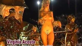 Virginia Acosta, the naked queen of the Corrientes Carnival