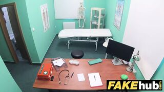 Fake Hospital Toilet room blowjob and fucking with big boobs