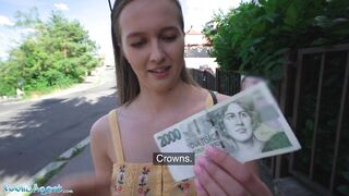 Public Agent Stacy Cruz Flashes Her Perfect Tits for Cash