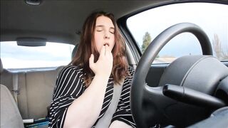 Fingering Myself While Driving