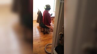 caught him jerking off, I spied on him watching porn till he came