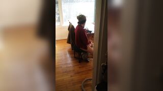 caught him jerking off, I spied on him watching porn till he came