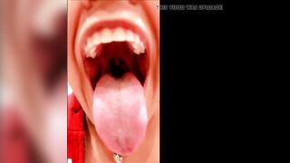 Long tongue, big throat Perfect mouth