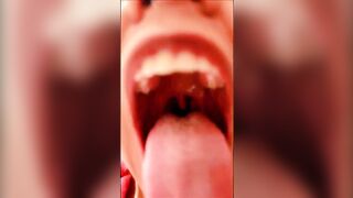 Long tongue, big throat Perfect mouth