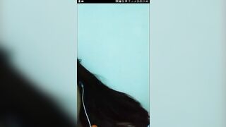 gogo live cewek kurus pamer nenen