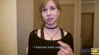 Debt4k. Hottie Alice Klay pays for smartphone and laptop