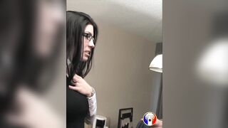 Fuck exercise for a shy teacher