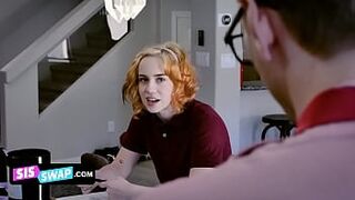The College Nerd And His Bully Classmate Make A Deal To Trade Their Step Sisters For A Hot Group Sex