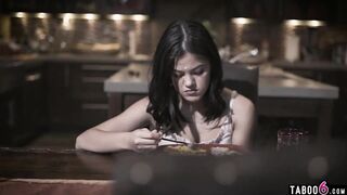 Stepdad has total control over Asian teen stepdaughter