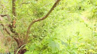 Stepbrother and Stepsister Help Each Other To Cum Outdoors