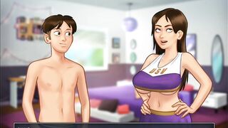 Cutting scenes from the game Summertime Saga vol.1