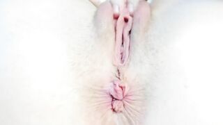 fart gape open pussy wide - close-up