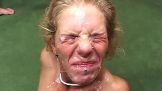 skinny german teen brutal anal group banged