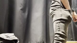 Young boy, changing room camera, naked