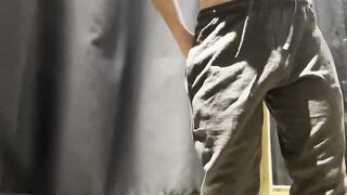 Young boy, changing room camera, naked
