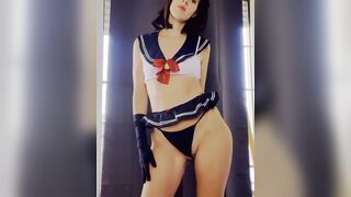 My Stepsister Cosplays as sailor moon