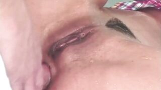 Asian Milf Squirting During Anal Orgams