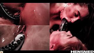 Real Life Hentai - Jia Lissa & Liya Silver Creampied and Fucked all the way through by Aliens