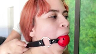 Curious Fetish Girl In First Time Rope Bondage