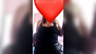 Chubby girl show her body for daddy