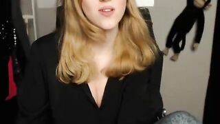 Blond big boobs