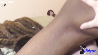 Catryna - He's fucking my face and I'm swallowing it all.