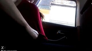 Provocative and hot I wanted to warm up the UBER driver to invite him to the hotel