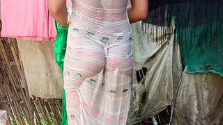 Indian desi village girl how to take bath