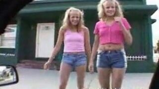 found two women on the street to fuck