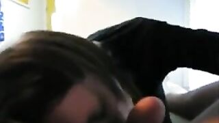 British Birmingham Student gives BJ but stops the filming