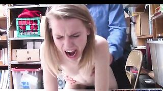 Scared Teen Cries While Fucked!