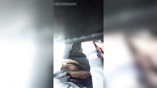 Sloppy GF sucks in car