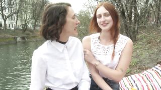 Ersties: Lesbian Babes Ride a Double Dong