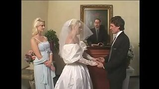 Devious man deliver his young charming wife Missy Monroe into the filthy hands of couple latex maniacs in breathing gas masks