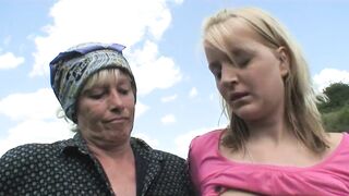 Her car breaks down and an elderly man offers to repair it