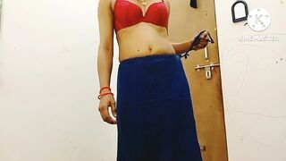 Indian bhabhi in saree remove clothes and pussy fingering