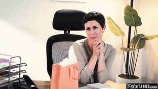 Assistant fucks boss hubby to keep job