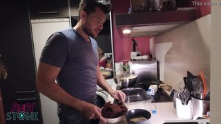 Latin American LESBIANS, cooking channel STRIPTEASE - PUSSY LICKING -