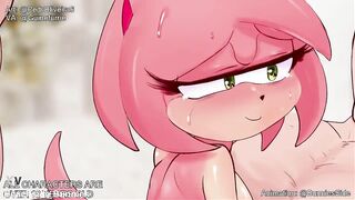 Amy Rose Double Penetration - Sonic the Hedgehog Porn