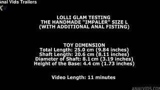 Lolly Glams Testing The Handmade Impaler Size L (With Additional Anal Fisting) TWT133