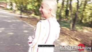 Random Dude Bodo BANGS Milf Slut Jana Schwarz in Park hitzefrei.dating