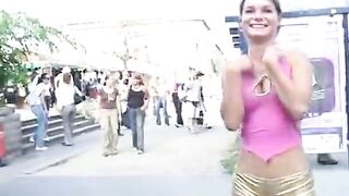 Public nude and piss blonde teen 01
