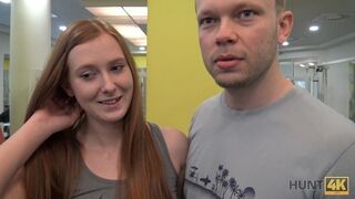 HUNT4K. Linda Sweet forgets about working out and has sex