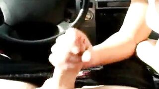Big Tit step Sister Jerks Brother In Car