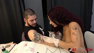 Fucking my sexy big tit tattoo artist Mara Martinez