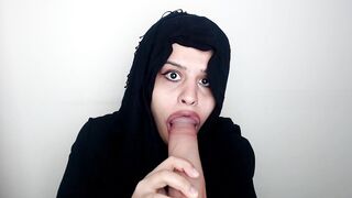 INDIAN Secretary Suck Big Cock and Swallows Cum