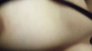 Nerdy girl, she has her first deep throat.