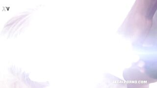 NIkki Riddle gets two black cocks in the ass IV325