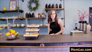 Barista step Mom and stepDaughter