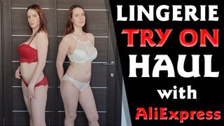 SPICY LINGERIE TRY ON HAUL with ALIEXPRESS